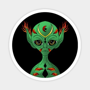 alien,funny alien,alien gift Magnet